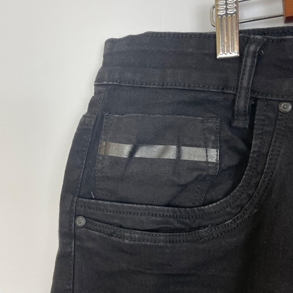 ❌ SOLD NWT - MEN'S CULTURA PREMIUM DENIM, SLIM STRETCH JEANS, BLACK, SIZE 42 - Picture 4 of 12